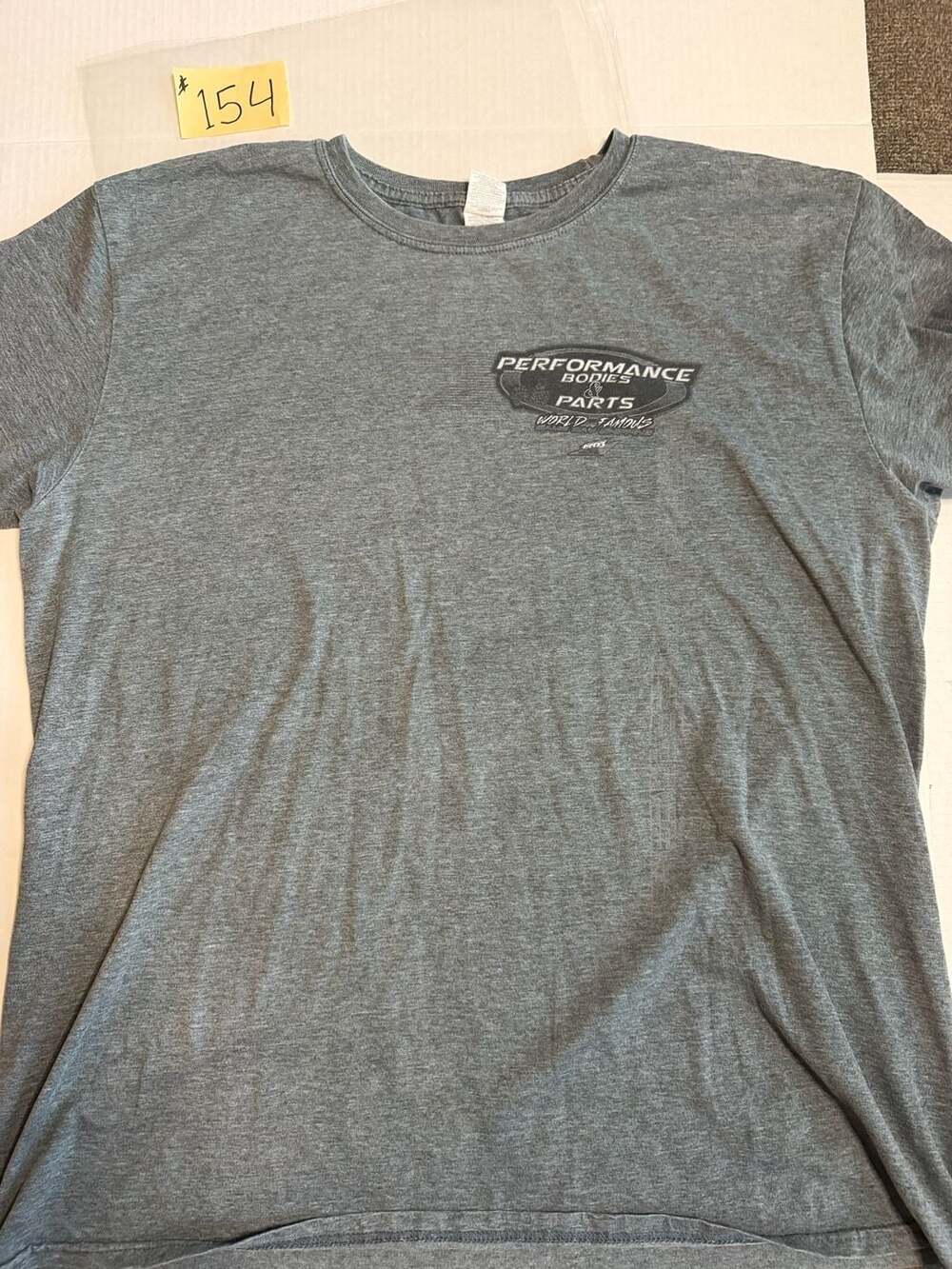Performance Bodies and Parts Gray T-Shirt